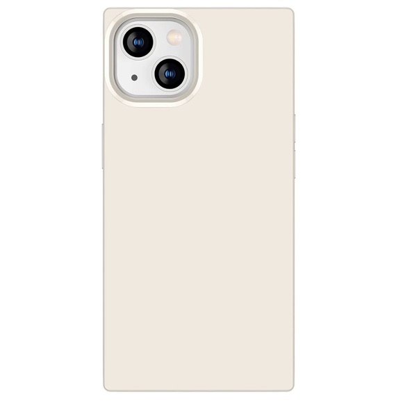 Square Case iPhone 14 Plus - Anti-Scratch, Shockproof (Antique White) - Picture 3 of 3